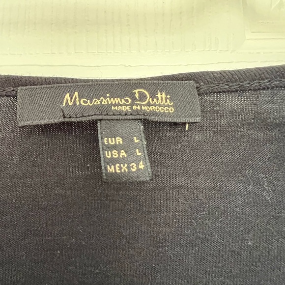 Soft black long sleeved top - Picture 3 of 3